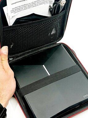 ORIGBELIE External CD DVD Drive USB 3.0 Burner Hub w/ Case
